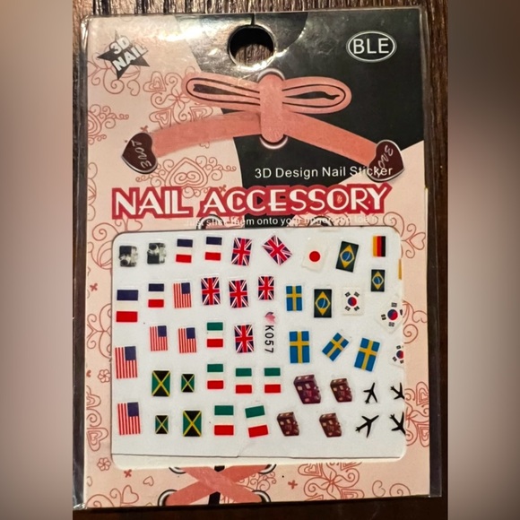 Other - $2 FLAG NAIL STICKERS. NEW: $2 WHEN BUNDLED WITH 3 OR MORE ITEMS